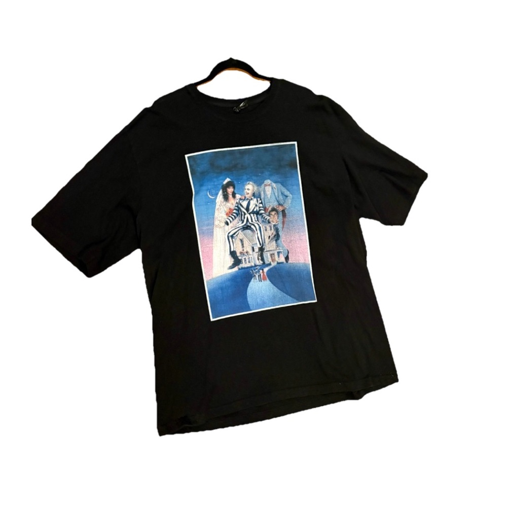 Beetlejuice Tim Burton Graphic Tee Movie Lover Cinephile Dumbgood XXL
